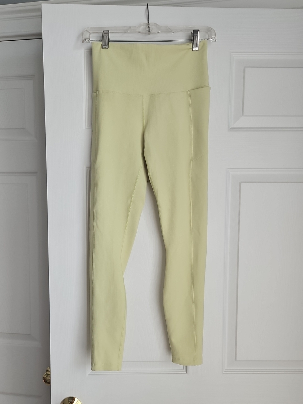 CALIA by Carrie Underwood Pale Yellow High-Waist Leggings